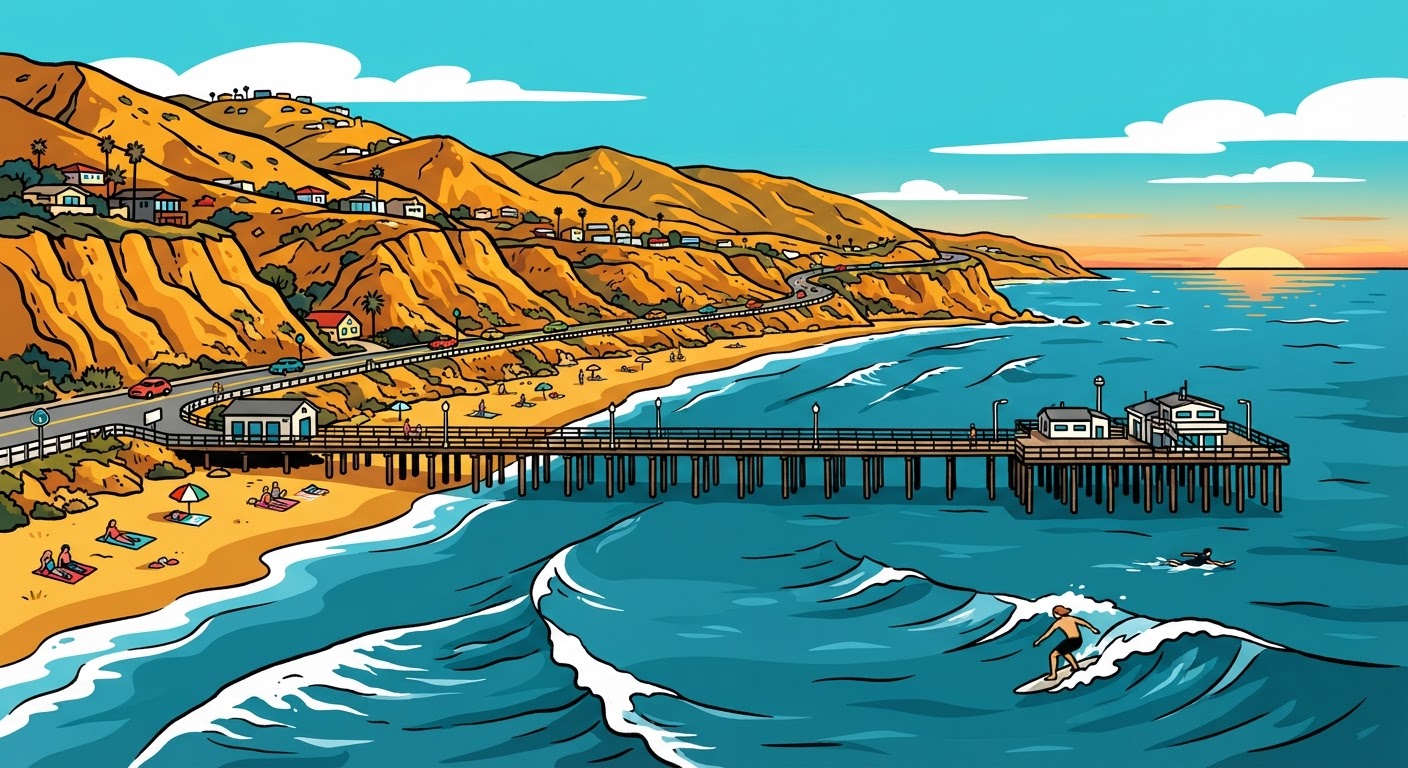 Malibu Surfrider Beach & Pier
