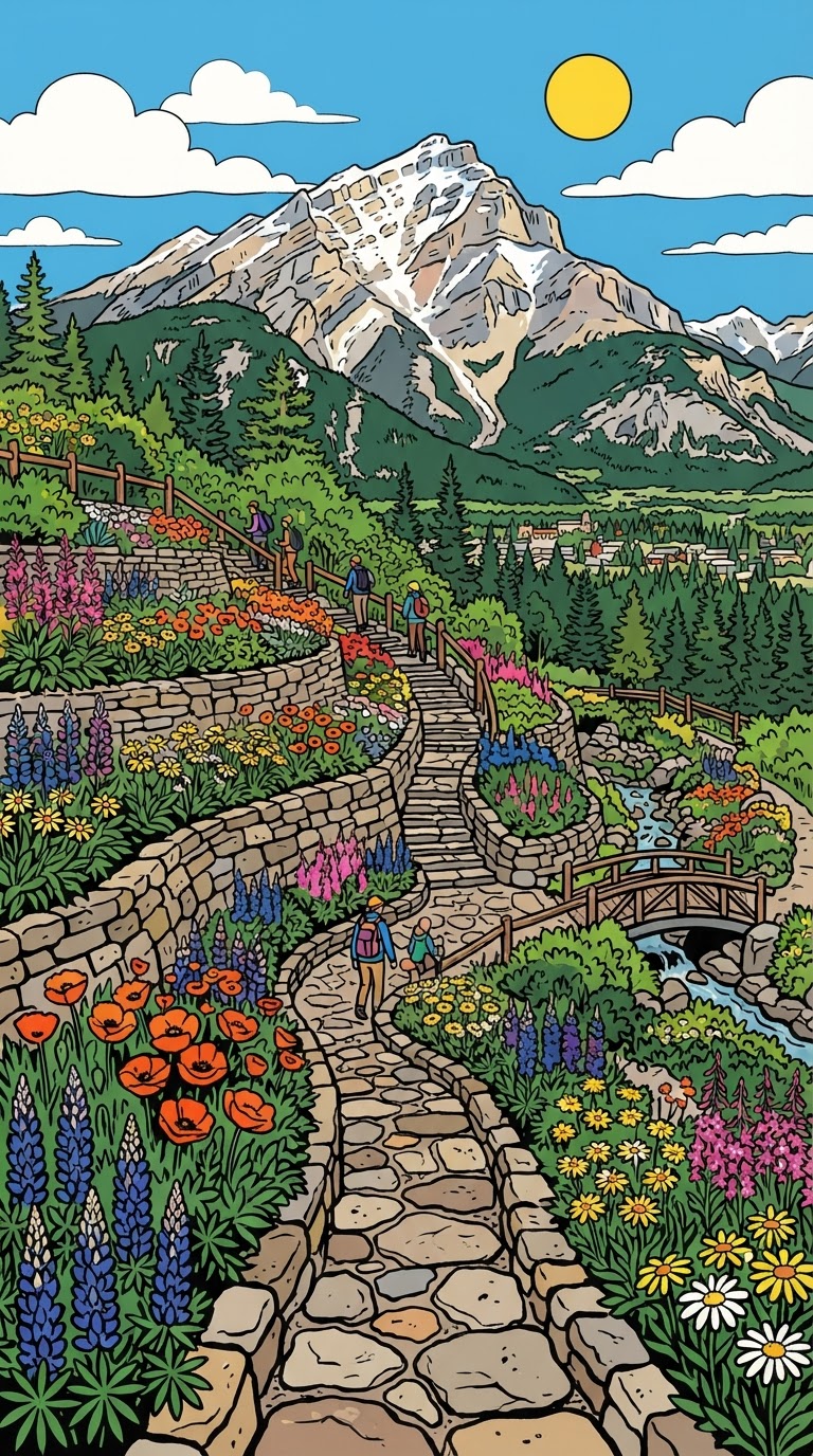 Cascade of Time Garden