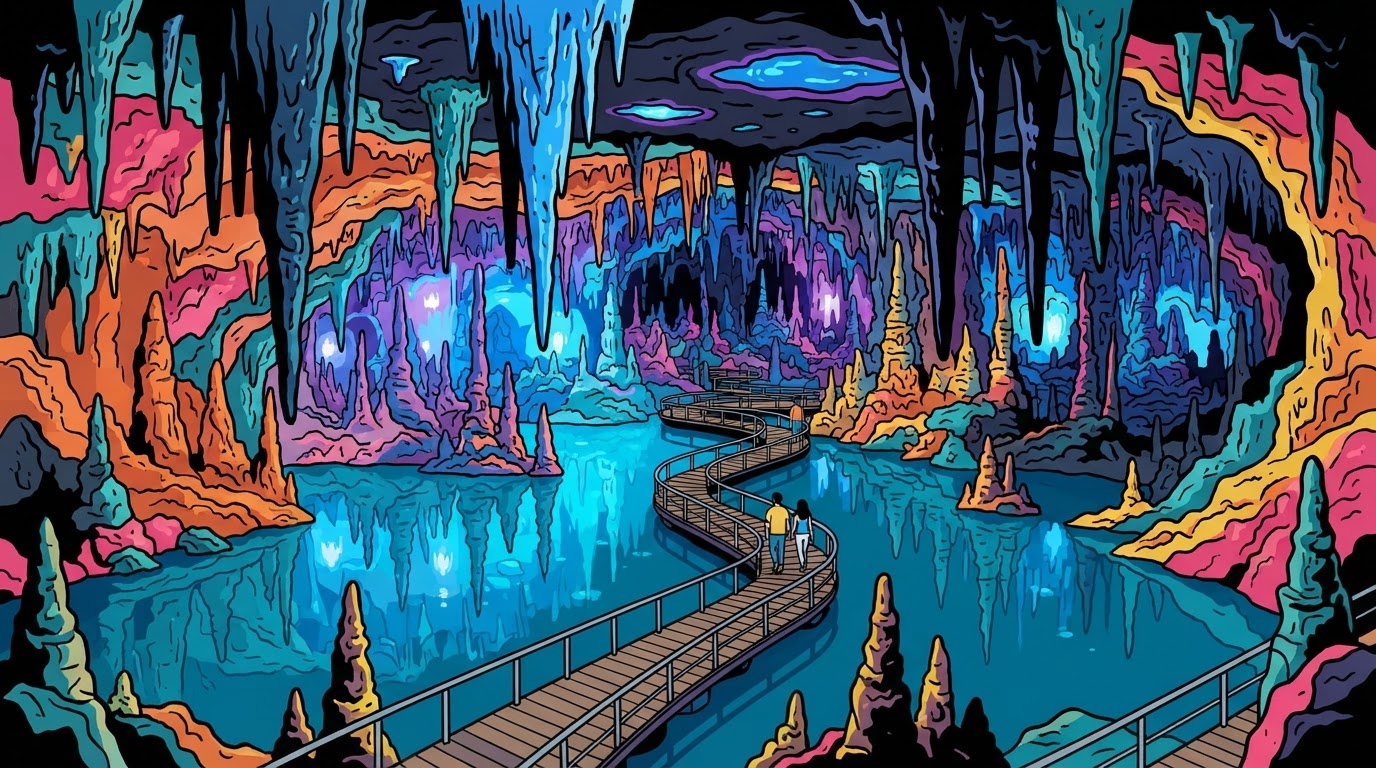 Crystal and Fantasy Caves